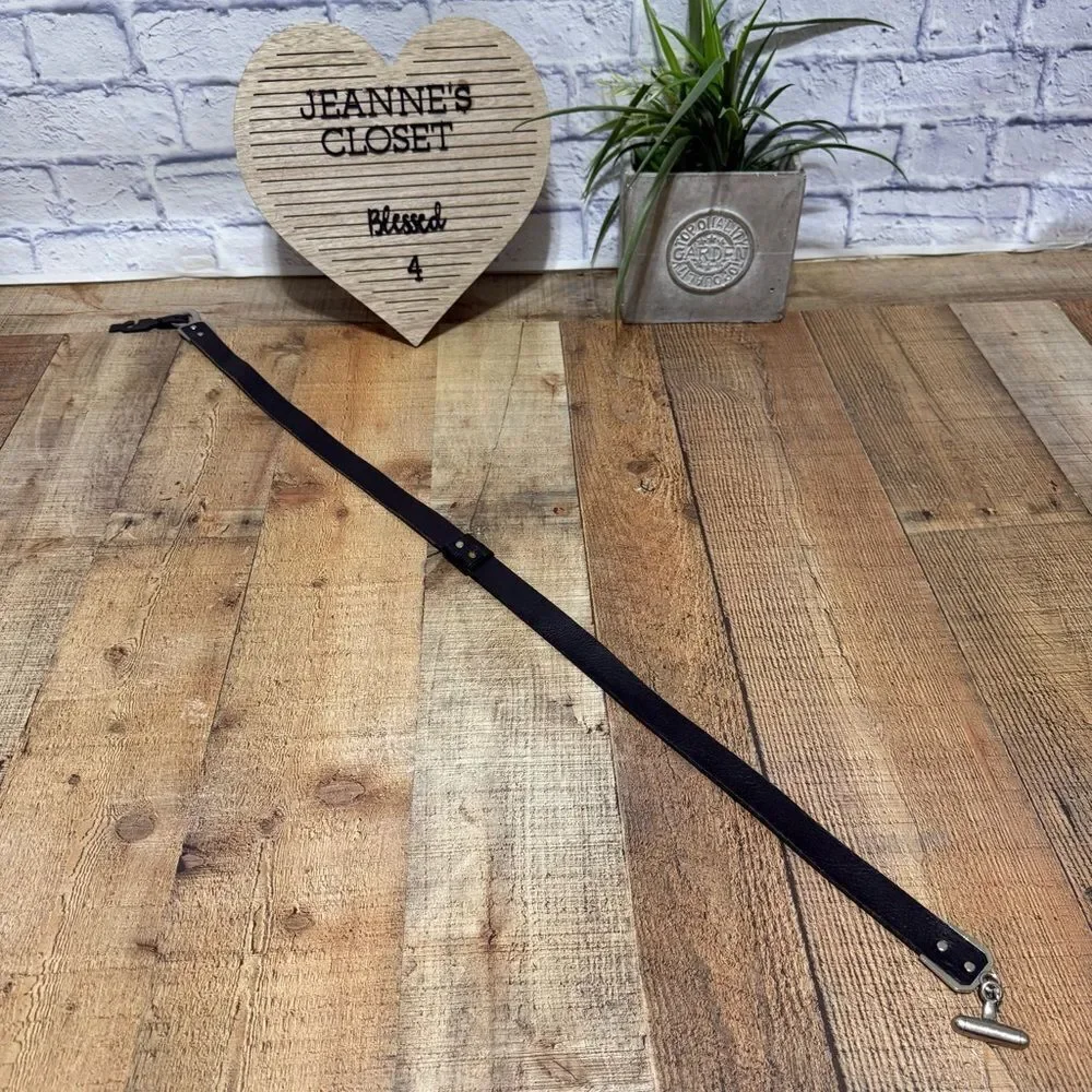 CHICO'S GENUINE LEATHER MADE IN USA BELT SIZE M/L